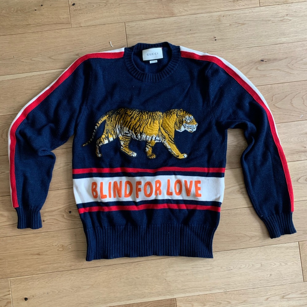 GUCCI FW 2017 Blind For Love Men’s Sweater size M